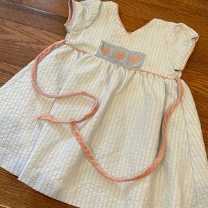 Heart smocked Dress 2t